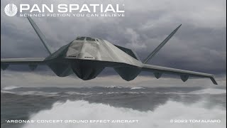 ARGONAS GroundEffect Aircraft  nextgeneration quotCaspian Sea Monsterquot  First Look [upl. by Emiolhs]