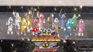 Zyuohger VS Nininger  First official crossover by me  SS AND PR arty zone [upl. by Adneram]