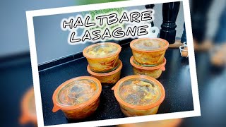 Auberginen Lasagne🍆 für den Kühlschrank 🥶 rezept weckmethod mealprep [upl. by Nohcim]