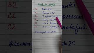 Levels in English English GrammarLearningwithHimanshi [upl. by Schram654]