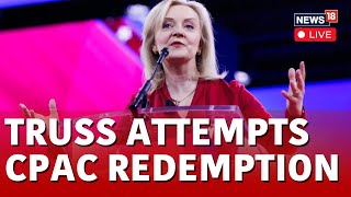 CPAC Summit 2024 LIVE  Former UK PM Liza Truss At CPAC Summit LIVE  Liza Truss Speech LIVE [upl. by Aropizt]