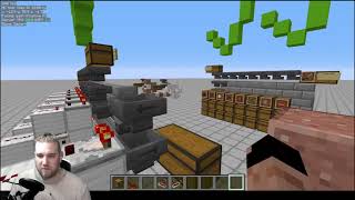 Minecraft Item Sorters Tutorial [upl. by Brunn]