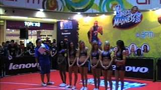 2010 NBA Madness Hong Kong Opening Ceremony Phoenix Suns Cheer Dancers [upl. by Llehcram]