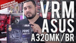 Revisitando a A320MKBR da ASUS  Teste do VRM com câmera térmica R3 2200G  R5 2600  R5 2600x [upl. by Starlin]