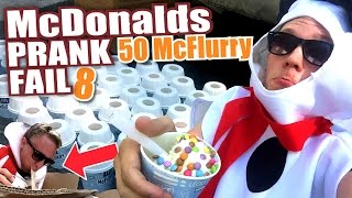 McDonalds PRANK FAIL  50 McFlurry KOTZALARM  McDonalds Roulette [upl. by Riamo]