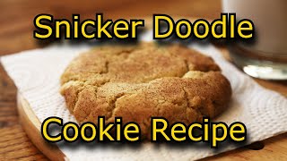 Snicker Doodle Sugar Cookie Recipe [upl. by Oirramaj]