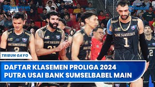 Daftar Klasemen Proliga 2024 Putra Usai Palembang Bank SumselBabel Menang Ini 3 Tim Teratas [upl. by Novyak472]