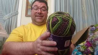 herrschners Birthday Yarn I Got From Our CEO Tippy [upl. by Enelloc]