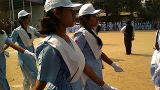 Viqarunnisa Noon School and College annual sports day full march past 2018 [upl. by Sinylg777]