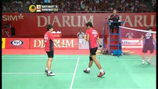 R16  XD  Shoji SatoShizuka Matsuo vsTantowi AhmadLiliyana Natsir  2011 Djarum Indonesia Open [upl. by Enirehtacyram369]