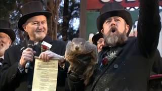 Groundhog Day 2019 Punxsutawney Phil Doesnt See His Shadow Meaning Early Spring [upl. by Enilrac]