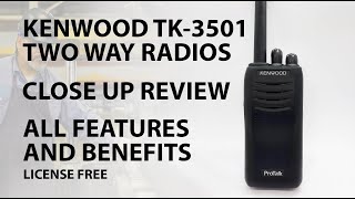 Kenwood TK3501 TK 3701 Radio Review  Hands on  LRS UK [upl. by Anayek]