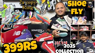 Shoe Fly Big Sale 399Rs NikeJordanSbDunk All Shoes New BalanceUnderarmour 90OFF Delhi Wholesale [upl. by Anit]