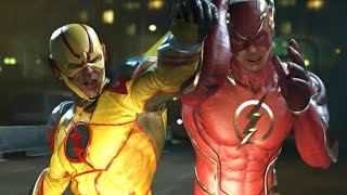 Flash Vs Reverse Flash Fight Scene  Injustice 2 Justice League 2017 [upl. by Portland]