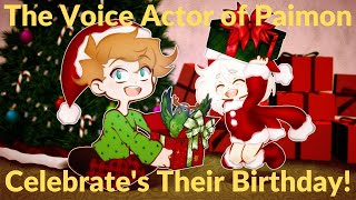 The Voice Actor of Paimon Celebrates Their Birthday [upl. by Sidon]