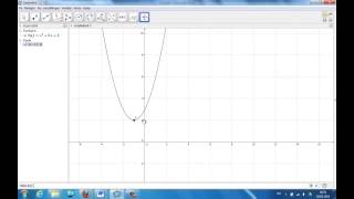 Hvordan finne toppunkt og bunnpunkt i GeoGebra [upl. by Vigen]