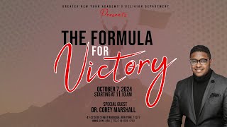 Chapel Service October 7 2024  quot The Formula For Victoryquot With Dr Marshall [upl. by Aicac]