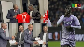 Krepin Diatta buteur vs Leverkusen Le ministre des sports a rendu visite à Sadio Mané [upl. by Ayikin698]