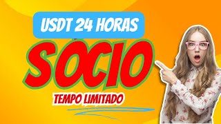 TORNA TE SÓCIO DA USDT 24 HORAS TEMPO LIMITADO [upl. by Etnud]