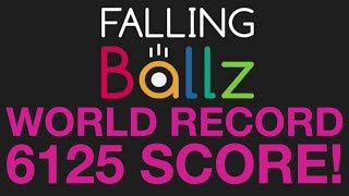 Falling Ballz – WORLDS HIGHEST SCORE 6125 OFFICIAL WORLD RECORD [upl. by Adoh25]