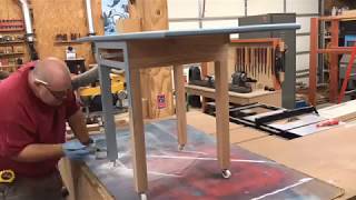 Woodworking Building the Drop Leaf Side Table Part 2 of 2 [upl. by Iuq]