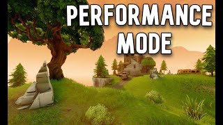 How to Enable Performance mode in fortnite [upl. by Ettelohcin]