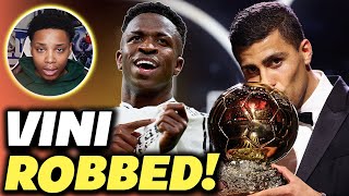 RANT Vinicius ROBBED  Rodri Wins Ballon dOr  Real Madrid are FURIOUS [upl. by Gelman]