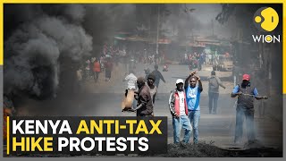 Antitax hike protests in Kenya Security forces try to restore normalcy  WION News [upl. by Teresina]