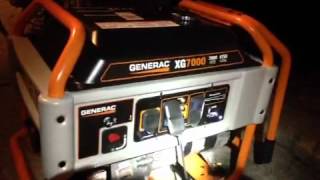 Generac XG 7000 [upl. by Neelrad628]