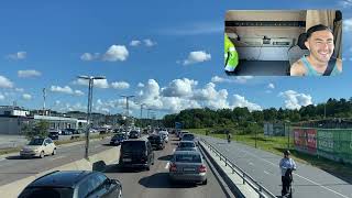 Truck Drivin in Sweden Bromma Stockholm  Driving in Stockholm foryou [upl. by Yevette]