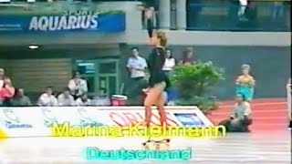 Marina Kielmann  Vice World Champion 1990 Artistic Roller Skating [upl. by Tressa]