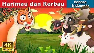 Harimau dan Kerbau  Tiger and Buffaloes in Indonesian IndonesianFairyTales [upl. by Nitsej]