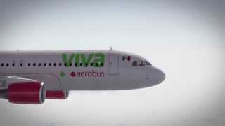 Nuevo integrante de VivaAerobus Airbus A320 [upl. by Ehctav46]