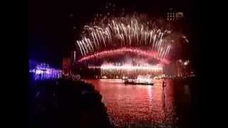 Sydney New Years Eve 19992000 Midnight Fireworks Highlights [upl. by Milks25]