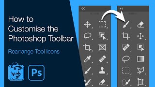 How to Customise Photoshop Toolbar Rearrange Tool Icons [upl. by Gavriella44]