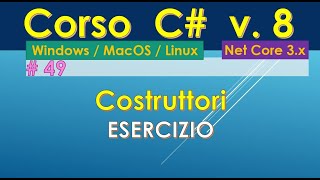 Corso C 8 da zero ITA WinMacLinux  49 classi  esercizi [upl. by Cedar]