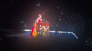 Taylor Swift  “loml” Live Debut  The Eras Tour Paris N1 Surprise Song Piano [upl. by Roselani]