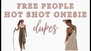 5 Awesome Free People Hot Shot Onesie Dupes [upl. by Baalman483]