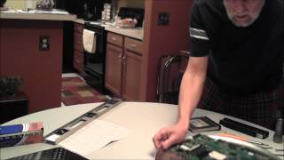 Reflowing a Dell M5030 motherboard  Part 2 [upl. by Onairot720]