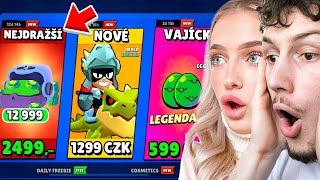 Moje Holka Utratila Všechny Moje PENÍZE do Brawl Stars😭 [upl. by Garrott]