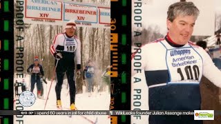 50 Years American Birkebeiner Founder Ernie St Germaine Completes 50th Birkie [upl. by Charlena]