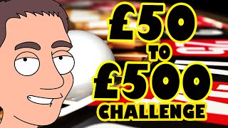 £50 to £500 Roulette Challenge  Can I win £500 from £50 [upl. by Aihsenyt]