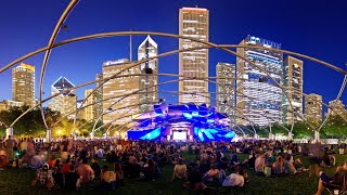 Jay Pritzker Pavilion Millennium Park Chicago 🇺🇸 [upl. by Ahsan]