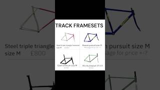 For sale track bike frames rossin cinelli mash dodici colnago pista njs fixed gear parts miclo bikes [upl. by Brasca]