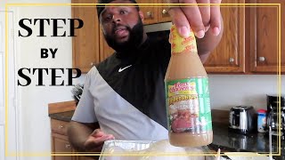 HOW TO INJECT A TURKEY Tony Chachares Roasted Garlic amp Herb Marinade STEP BY STEP  Meet The Teats [upl. by Norahs517]