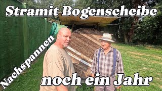 Bogenschießen Stramit Bogenscheibe Nachspannen [upl. by Morty]