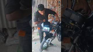 Splendor modification creator bike modify headlight Boss wali light [upl. by Ardnasak]