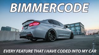 EVERY FEATURE THAT I HAVE CODED INTO MY F30 BMW USING BIMMERCODE [upl. by Thun]