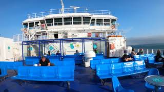 Wight Link Ferry Crossing  Lymington to Yarmouth Isle of Wight [upl. by Imim]