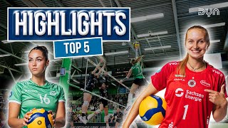 SO kann man einen MATCHBALL VERWANDELN😍👏🏼 TOP 5 HIGHLIGHTS  Dyn Volleyball [upl. by Eldora]